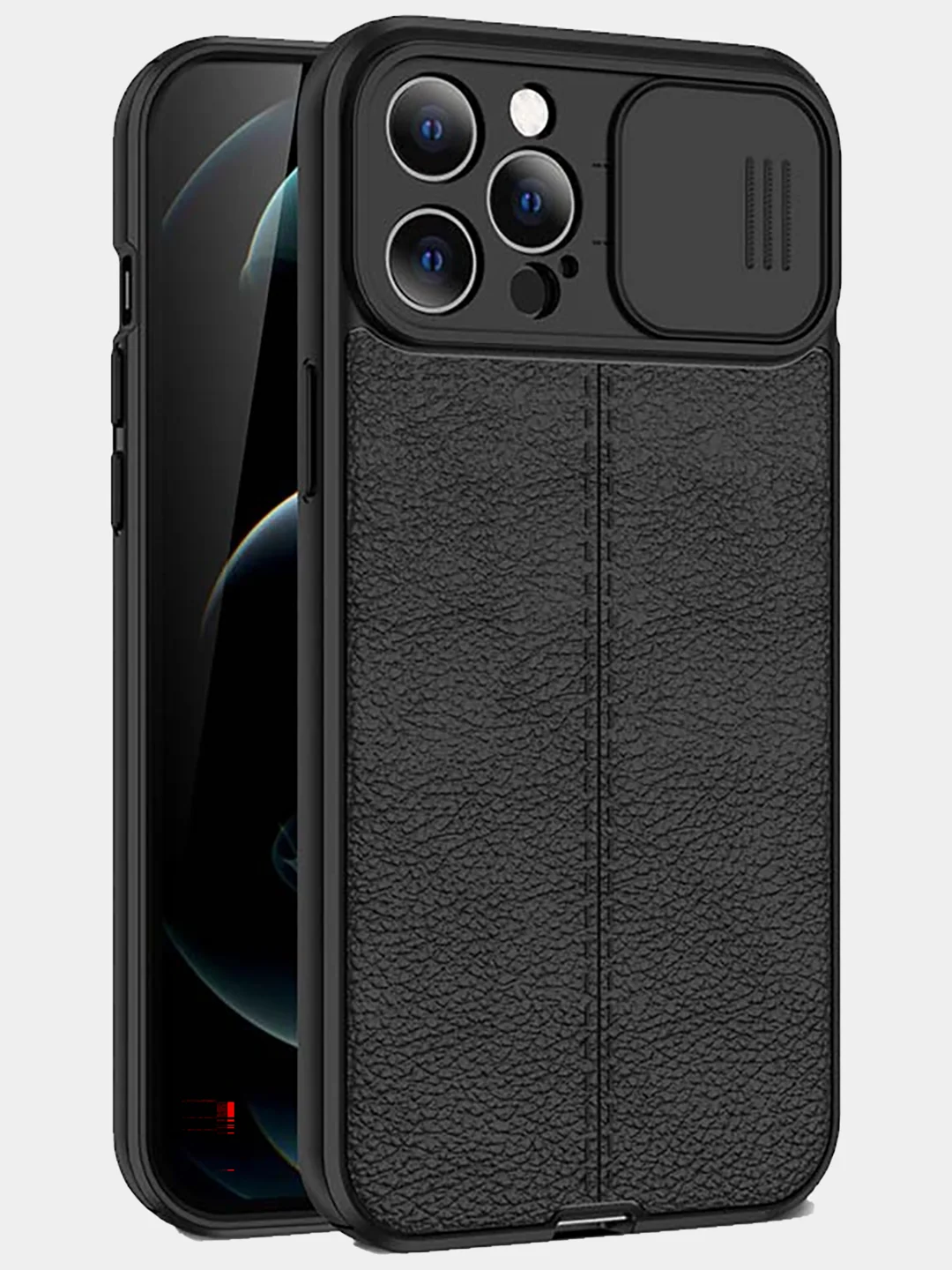 Черный чехол для iPhone 11, 12