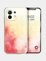 Кремовый чехол для Xiaomi Note 8Pro,Poco M3, Poco X3, Note 10Pro, Note 10, Note 8, Note 7 акварель
