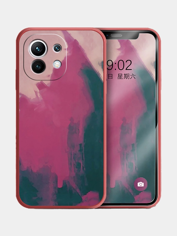 Чехол для Xiaomi Note 8Pro,Poco M3, Poco X3, Note 10Pro, Note 10, Note 8, Note 7 акварель