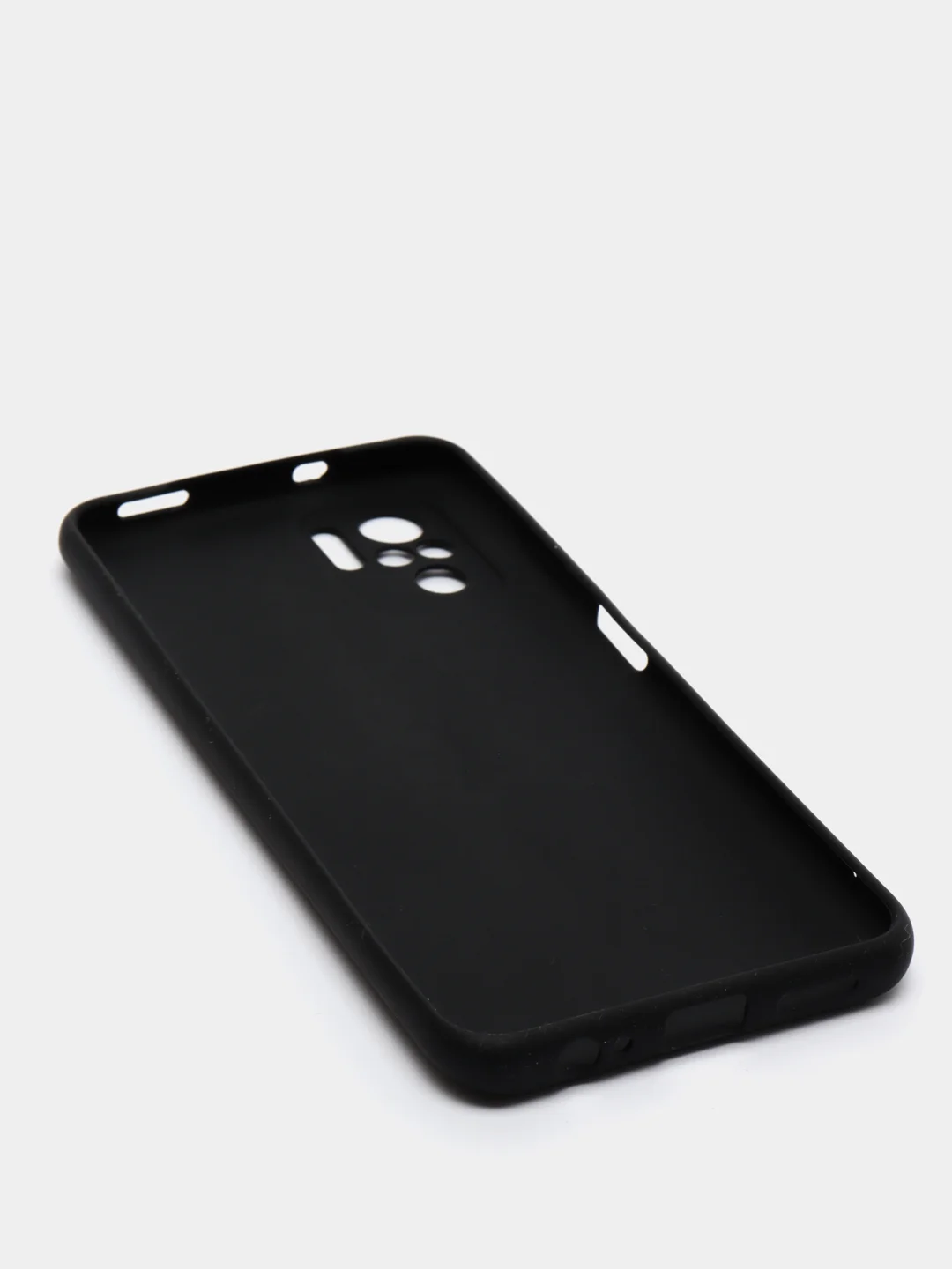 Черный чехол Xiaomi Redmi Note 10 / Redmi Note 10S / Poco M5s силиконовый цветной матовый