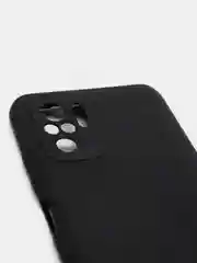 Черный чехол Xiaomi Redmi Note 10 / Redmi Note 10S / Poco M5s силиконовый цветной матовый