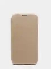 Золотой чехол книжка Samsung Galaxy J4 2018, Самсунг Галакси Джи4 2018