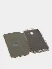 Золотой чехол книжка Samsung Galaxy J4 2018, Самсунг Галакси Джи4 2018