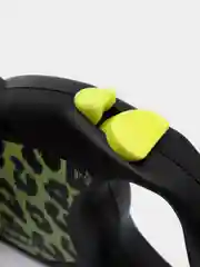 Поводок-рулетка для выгула собак Flexi Safari cord M 5 м, 20 кг, желтый леопард
