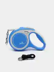 Поводок-рулетка для выгула собак Flexi New Comfort лента XS, 3м, 12кг, голубой