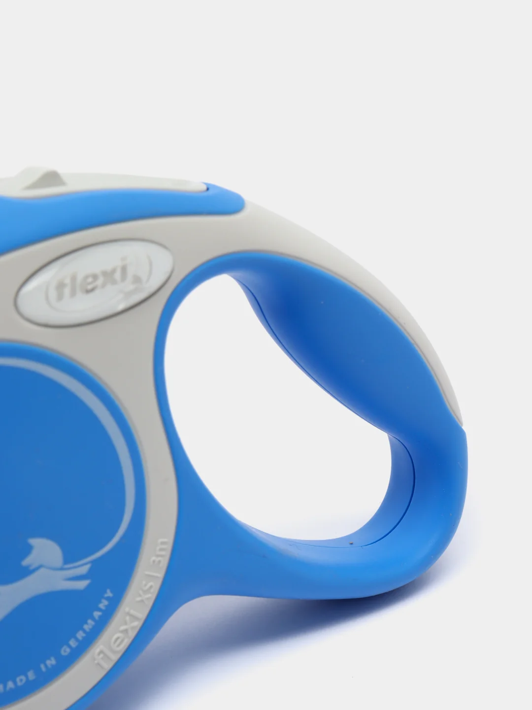 Поводок-рулетка для выгула собак Flexi New Comfort лента XS, 3м, 12кг, голубой