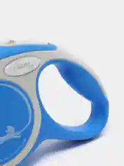 Поводок-рулетка для выгула собак Flexi New Comfort лента XS, 3м, 12кг, голубой