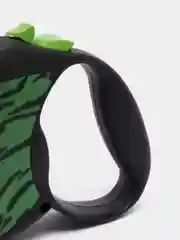 Поводок-рулетка для выгула собак Flexi Safari трос M, 5 м, 20 кг, green Tiger