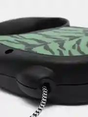 Поводок-рулетка для выгула собак Flexi Safari трос M, 5 м, 20 кг, green Tiger