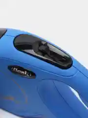Поводок-рулетка для выгула собак Flexi New Classic трос М, голубой, 8 м 20 кг