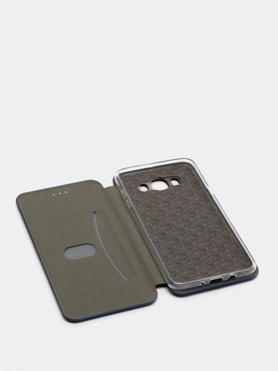 Синий чехол книжка на Samsung Galaxy J7 2016 (J710), Самсунг Галакси Джи7 2016 (Джи710)