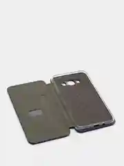 Синий чехол книжка на Samsung Galaxy J7 2016 (J710), Самсунг Галакси Джи7 2016 (Джи710)