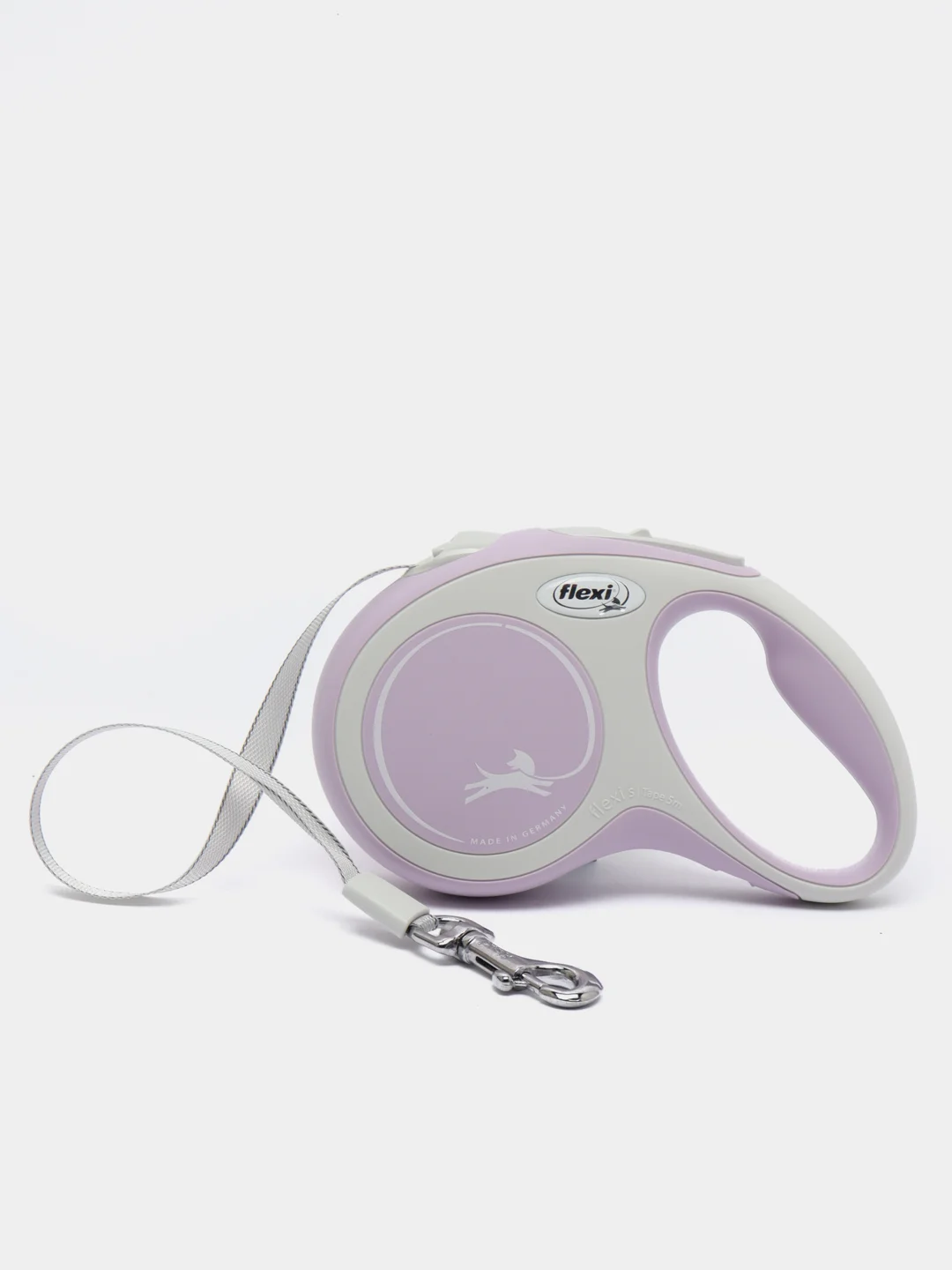 Поводок-рулетка для выгула собак Flexi Comfort лента, S, 5 м, 15 кг, розовый