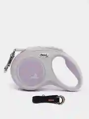 Поводок-рулетка для выгула собак Flexi Comfort лента, S, 5 м, 15 кг, розовый