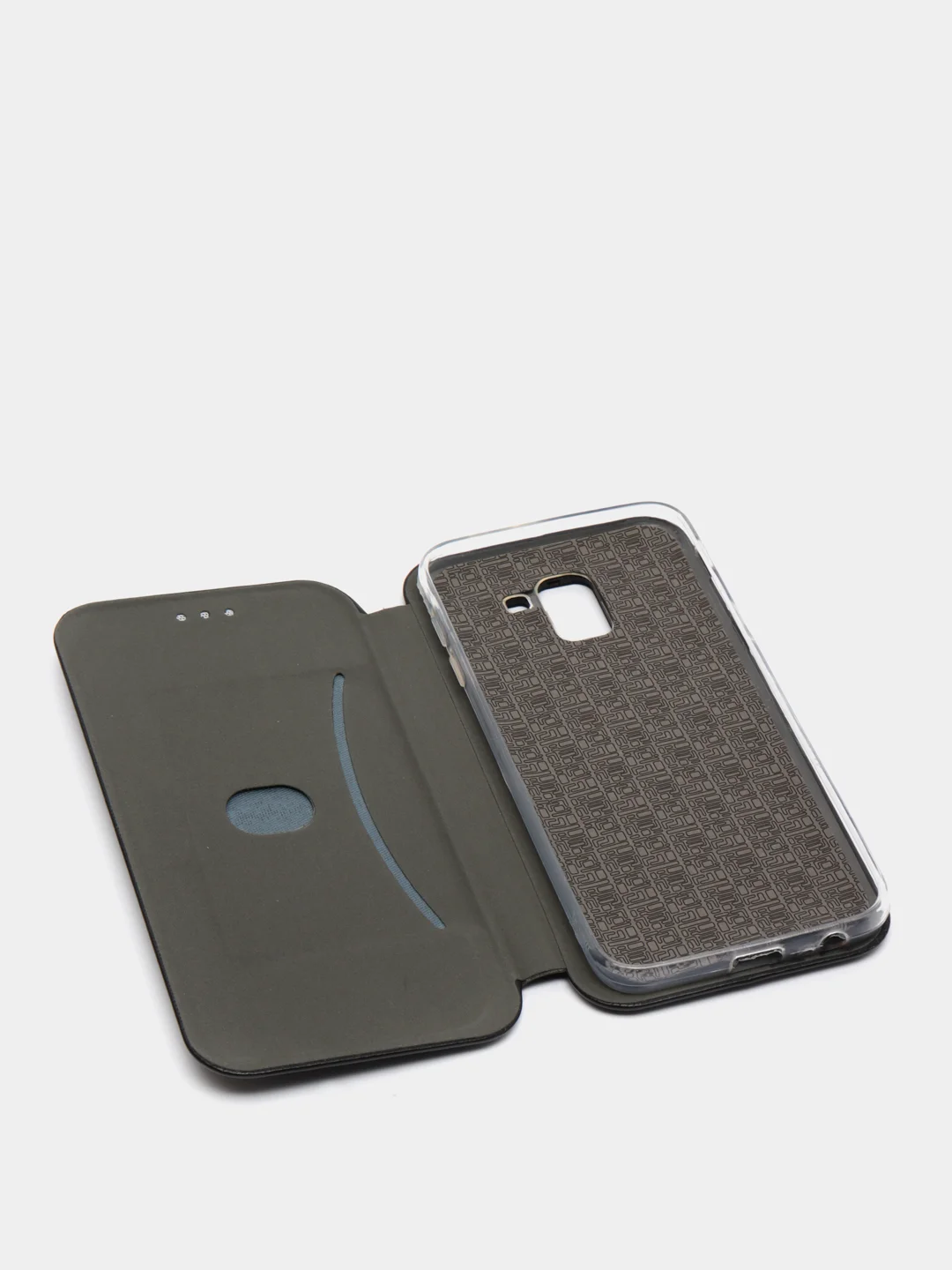 Синий чехол книжка Samsung Galaxy J6 (2018), Самсунг Галакси Джи6 (2018)