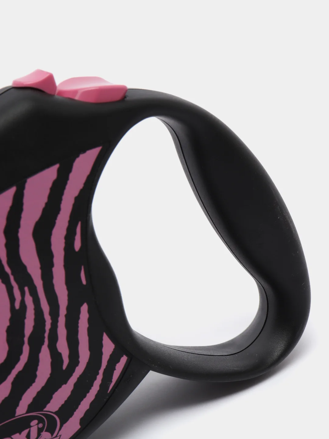 Поводок-рулетка Flexi Safari для выгула собак трос S, 5м 12кг, pink Zebra