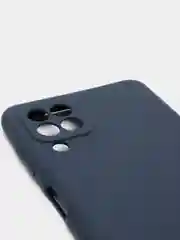 Темно-синий чехол Samsung Galaxy A22, Galaxy M22, Galaxy M32, Самсунг Галакси А22, М22 М32 силиконовый