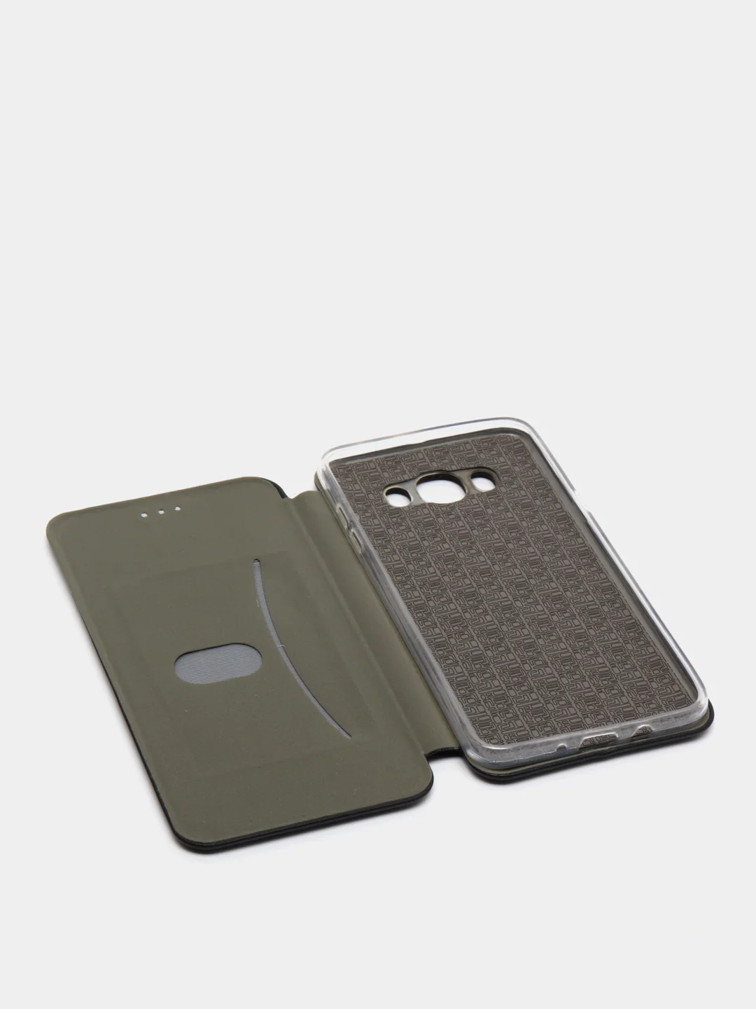 Угольный чехол книжка на Samsung Galaxy J7 2016 (J710), Самсунг Галакси Джи7 2016 (Джи710)