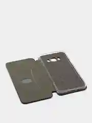 Угольный чехол книжка на Samsung Galaxy J7 2016 (J710), Самсунг Галакси Джи7 2016 (Джи710)