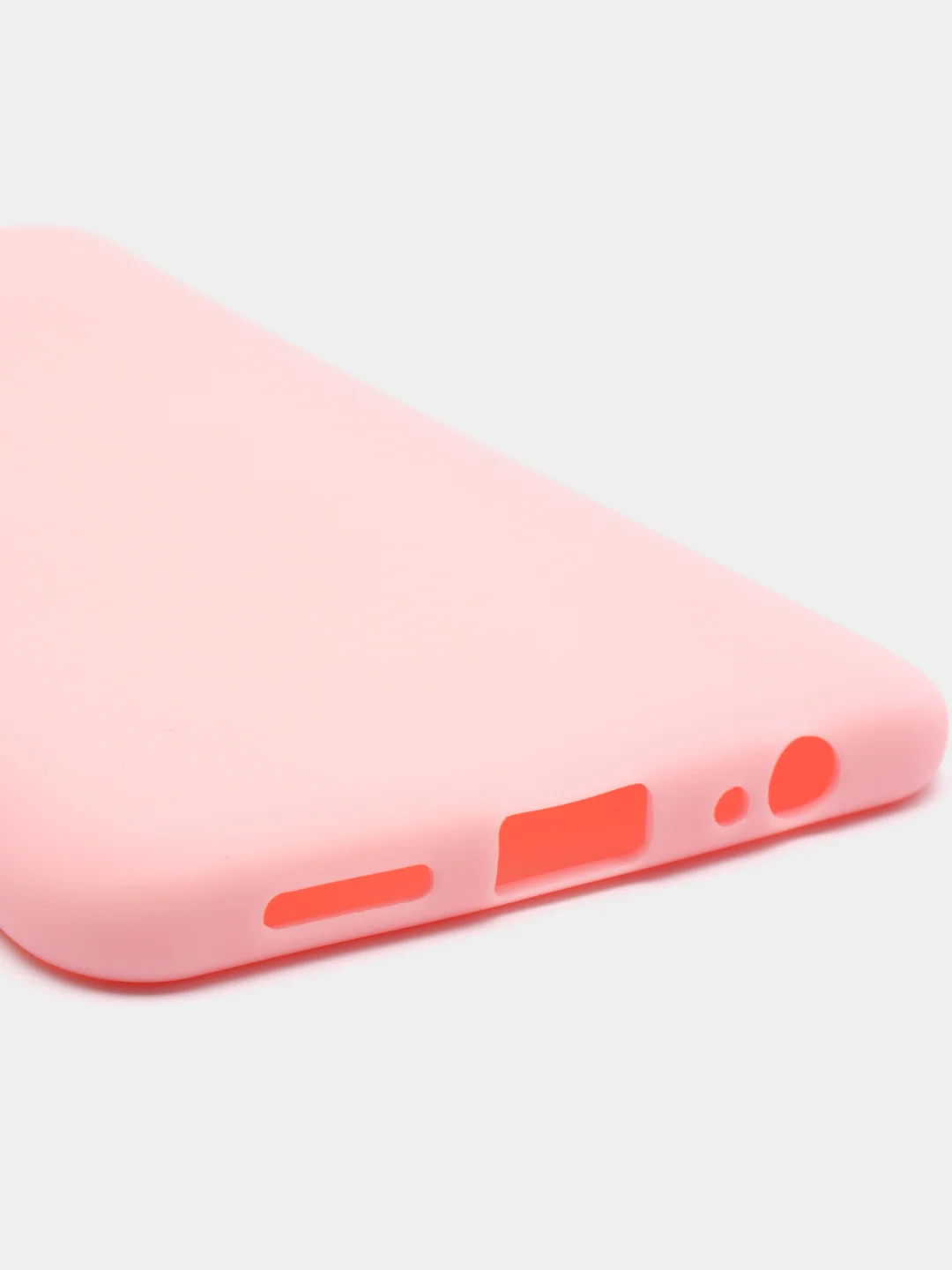 Розовый чехол Xiaomi Redmi Note 10 / Redmi Note 10S / Poco M5s силиконовый цветной матовый