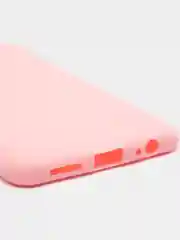 Розовый чехол Xiaomi Redmi Note 10 / Redmi Note 10S / Poco M5s силиконовый цветной матовый