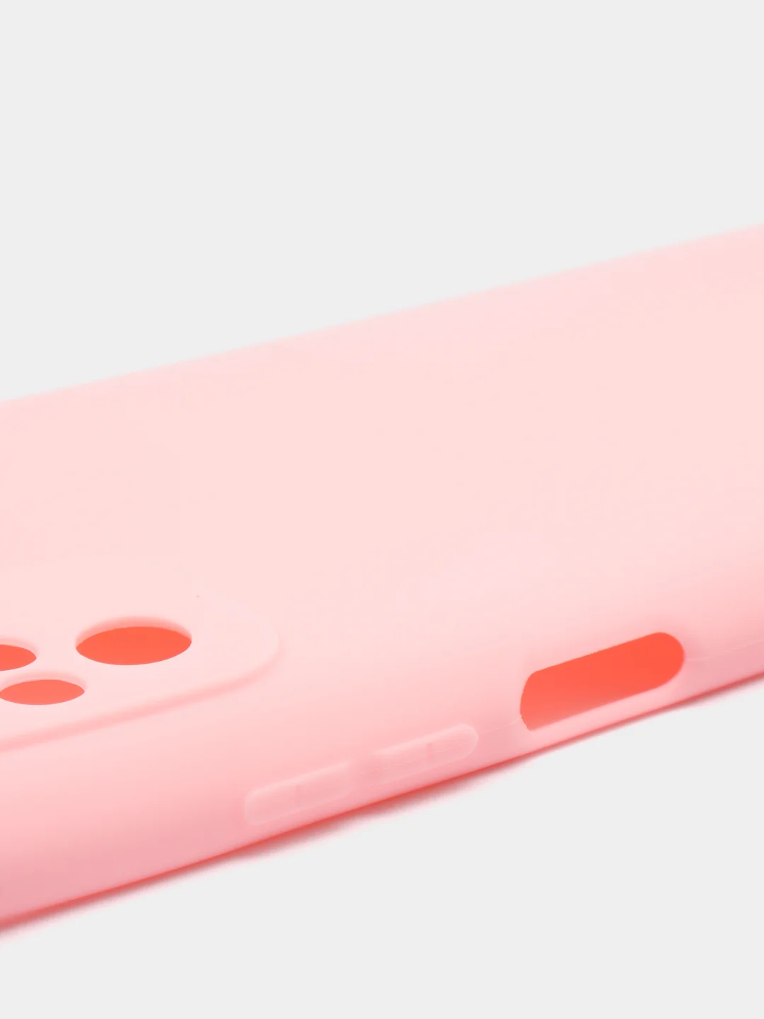 Розовый чехол Xiaomi Redmi Note 10 / Redmi Note 10S / Poco M5s силиконовый цветной матовый