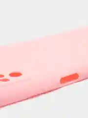 Розовый чехол Xiaomi Redmi Note 10 / Redmi Note 10S / Poco M5s силиконовый цветной матовый