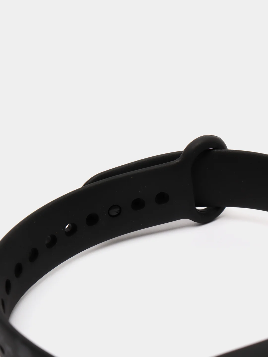 Тёмно-серый силиконовый ремешок с принтом для Xiaomi Mi Band 7 / 3 / 4 / 5 / 6
