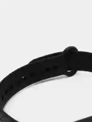 Тёмно-серый силиконовый ремешок с принтом для Xiaomi Mi Band 7 / 3 / 4 / 5 / 6