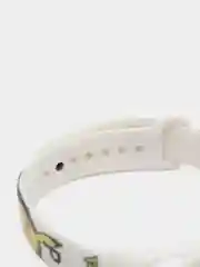 Светло-оранжевый силиконовый ремешок с принтом для Xiaomi Mi Band 7 / 3 / 4 / 5 / 6