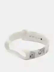 Небесно-голубой силиконовый ремешок с принтом для Xiaomi Mi Band 7 / 3 / 4 / 5 / 6