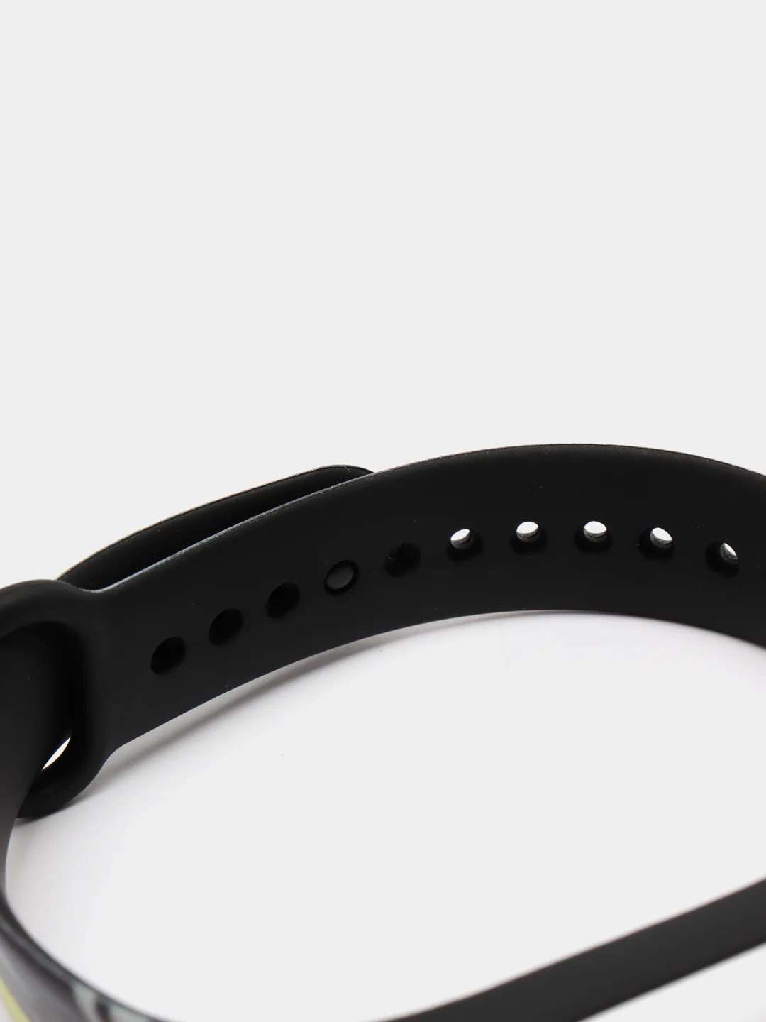 Оранжевый силиконовый ремешок с принтом для Xiaomi Mi Band 7 / 3 / 4 / 5 / 6
