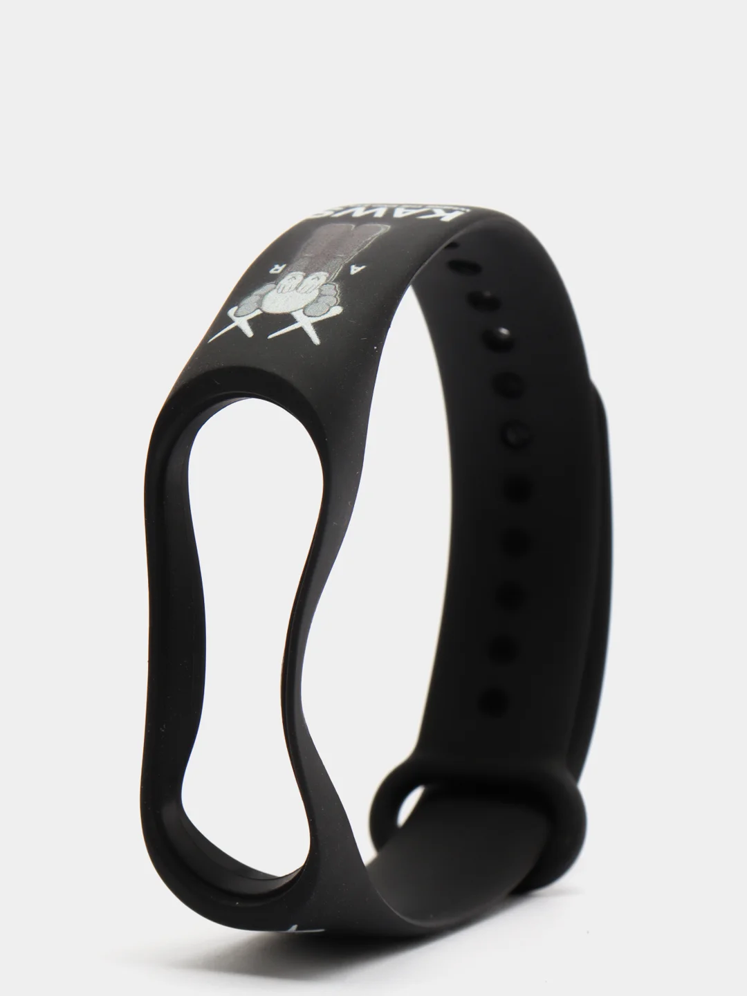 Терракотовый силиконовый ремешок с принтом для Xiaomi Mi Band 7 / 3 / 4 / 5 / 6
