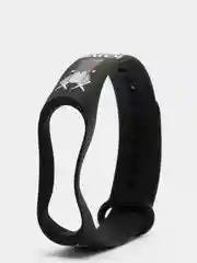 Терракотовый силиконовый ремешок с принтом для Xiaomi Mi Band 7 / 3 / 4 / 5 / 6