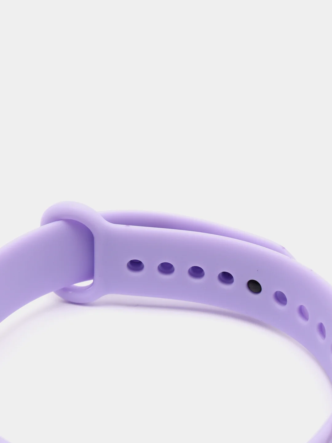 Фиолетовый силиконовый ремешок с принтом для Xiaomi Mi Band 7 / 3 / 4 / 5 / 6