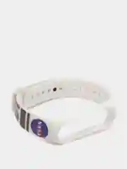 Синий силиконовый ремешок с принтом для Xiaomi Mi Band 7 / 3 / 4 / 5 / 6