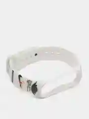 Серый меланж силиконовый ремешок с принтом для Xiaomi Mi Band 7 / 3 / 4 / 5 / 6