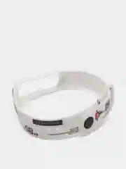 Серый меланж силиконовый ремешок с принтом для Xiaomi Mi Band 7 / 3 / 4 / 5 / 6