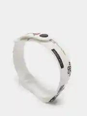 Серый меланж силиконовый ремешок с принтом для Xiaomi Mi Band 7 / 3 / 4 / 5 / 6