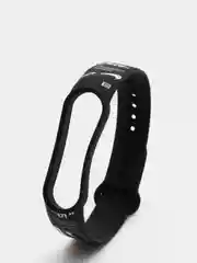 Индиго силиконовый ремешок с принтом для Xiaomi Mi Band 7 / 3 / 4 / 5 / 6