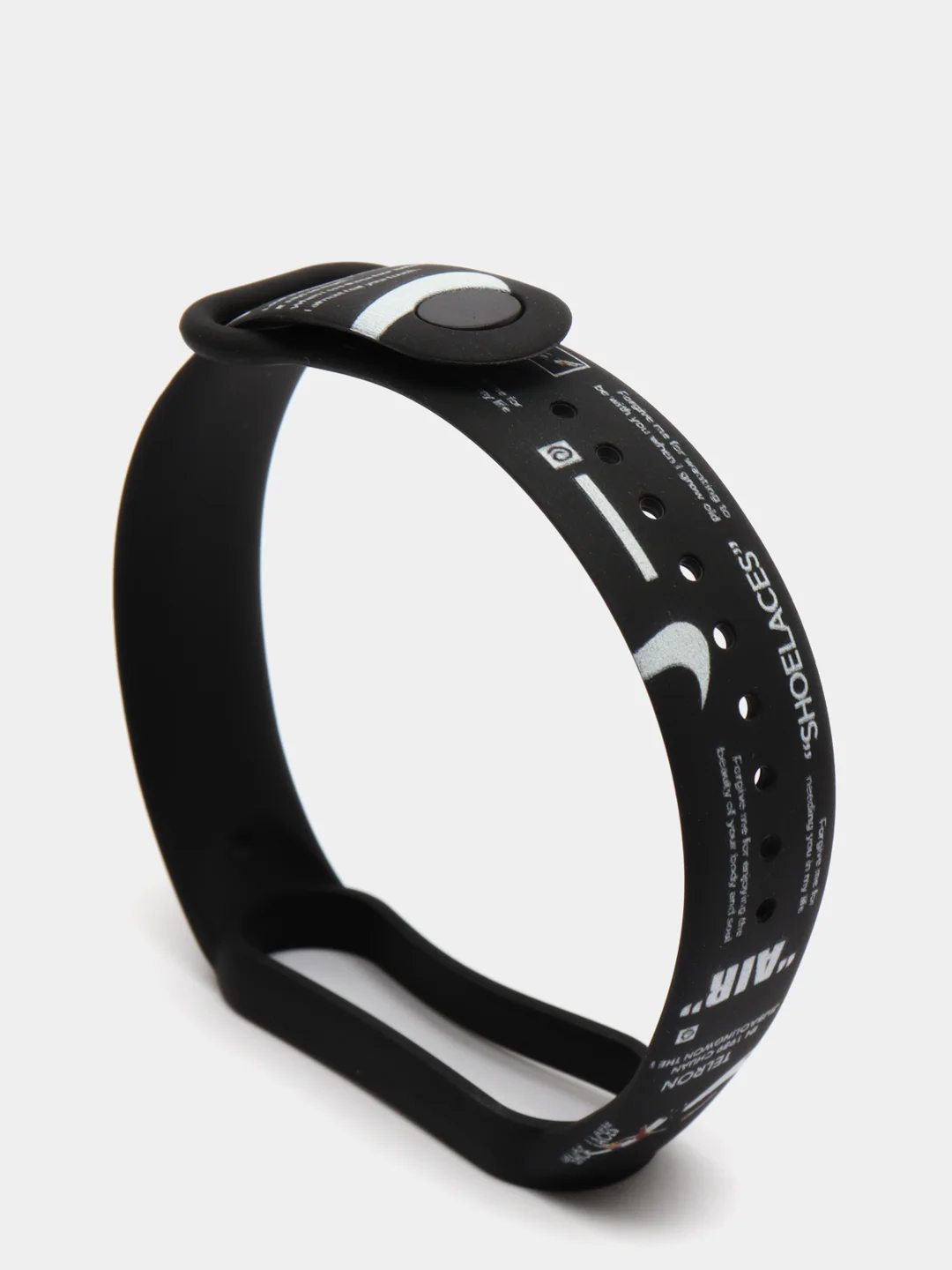 Индиго силиконовый ремешок с принтом для Xiaomi Mi Band 7 / 3 / 4 / 5 / 6