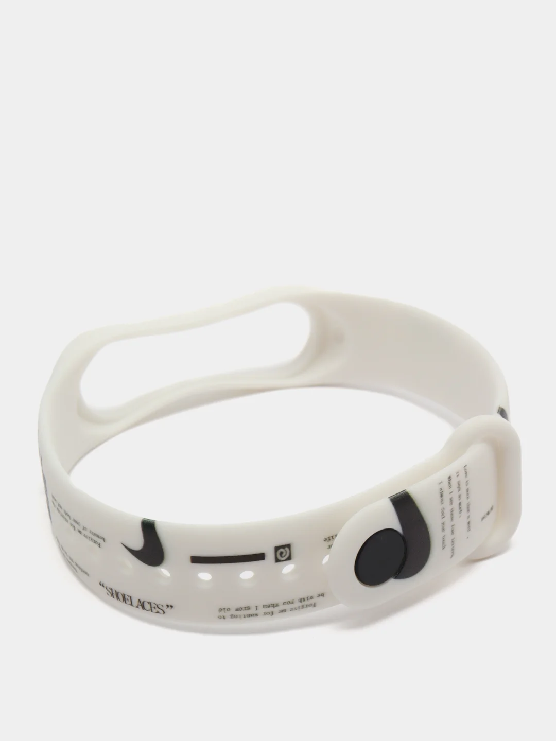 Оливковый силиконовый ремешок с принтом для Xiaomi Mi Band 7 / 3 / 4 / 5 / 6