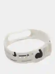 Оливковый силиконовый ремешок с принтом для Xiaomi Mi Band 7 / 3 / 4 / 5 / 6