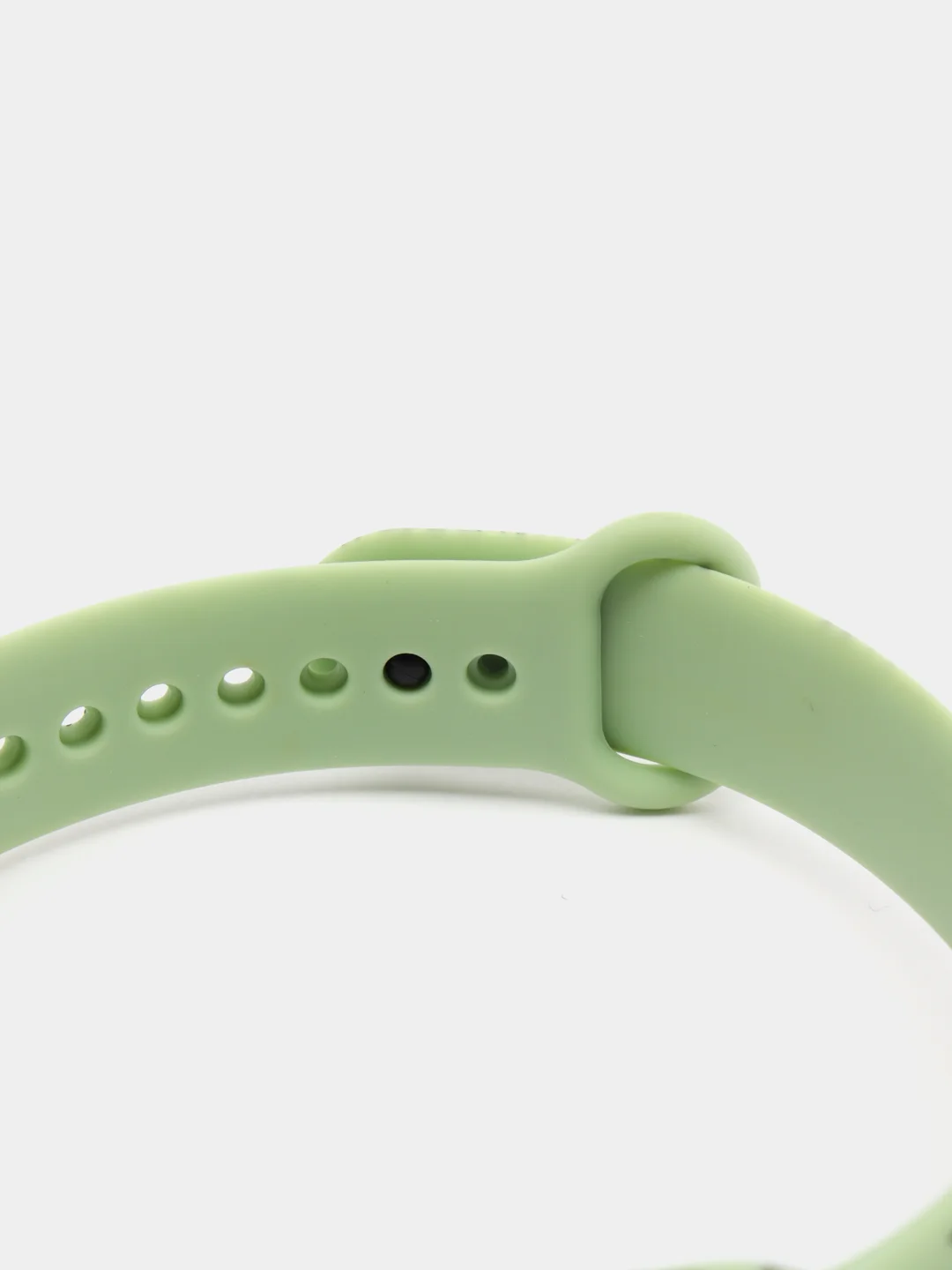 Зеленый силиконовый ремешок с принтом для Xiaomi Mi Band 7 / 3 / 4 / 5 / 6