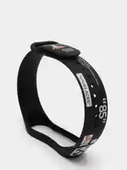 Бежевый меланж силиконовый ремешок с принтом для Xiaomi Mi Band 7 / 3 / 4 / 5 / 6