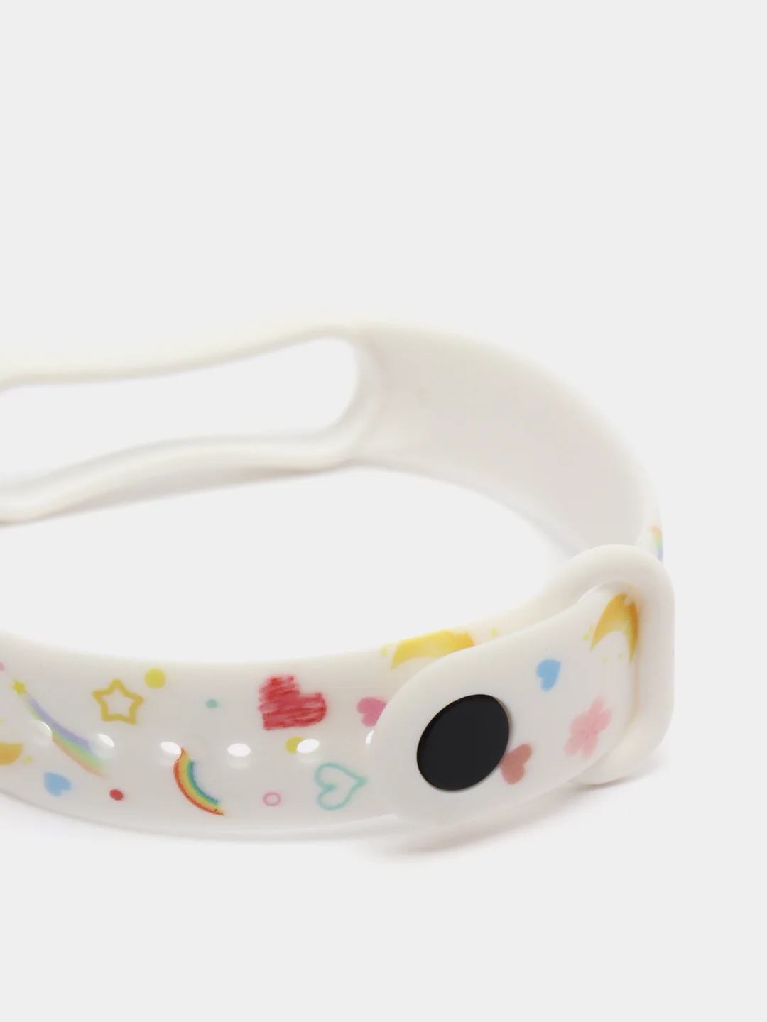 Пурпурный силиконовый ремешок с принтом для Xiaomi Mi Band 7 / 3 / 4 / 5 / 6