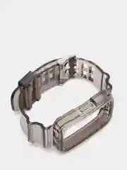 Черный силиконовый прозрачный ремешок для Huawei Band 6 / Honor Band 6