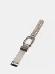 Черный силиконовый прозрачный ремешок для Huawei Band 6 / Honor Band 6