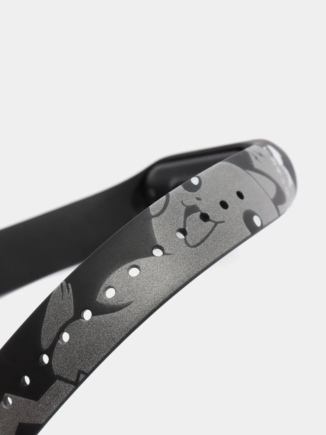 Хром силиконовый ремешок с принтом для Xiaomi Mi Band 7 / 3 / 4 / 5 / 6