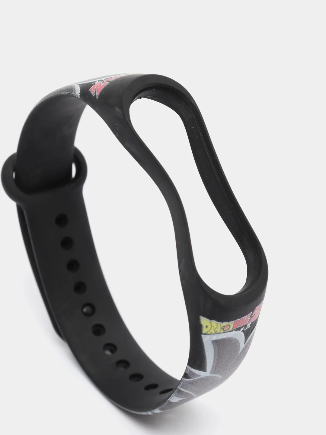 Тёмно-коричневый силиконовый ремешок с принтом для Xiaomi Mi Band 7 / 3 / 4 / 5 / 6
